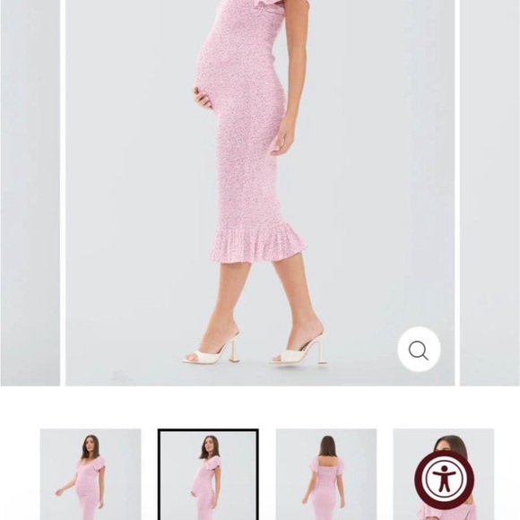 Ingrid and Isabel xs pink maternity dress. - Picture 5 of 5